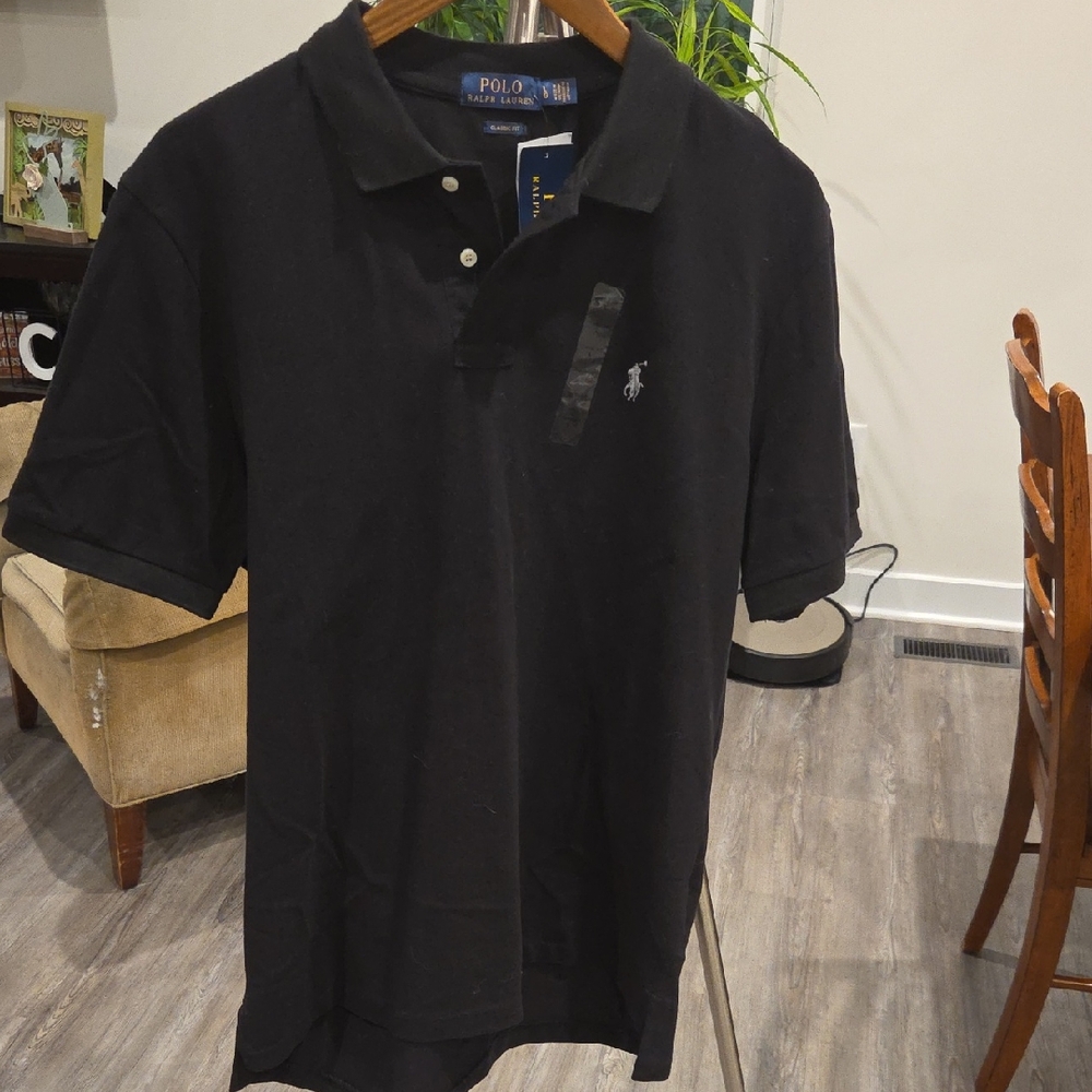 Polo by Ralph Lauren Men's Black Polo Shirt